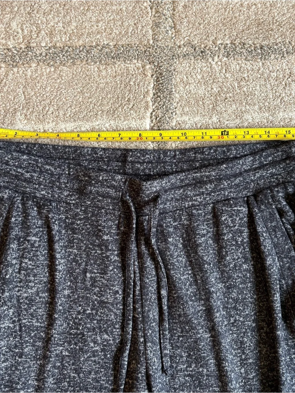 Quince Brushed Lounge Jogger Pants Charcoal NWOT Size Large